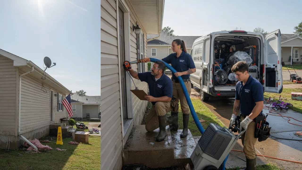 Ceiling Water Damage Restoration in Oneida, IL near me